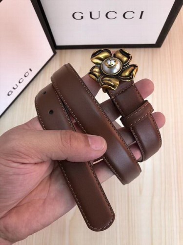 Super Perfect Quality G Belts(100% Genuine Leather,steel Buckle)-3214