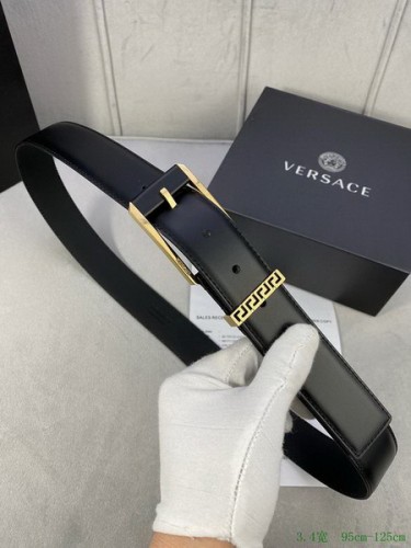 Super Perfect Quality Versace Belts(100% Genuine Leather,Steel Buckle)-1607