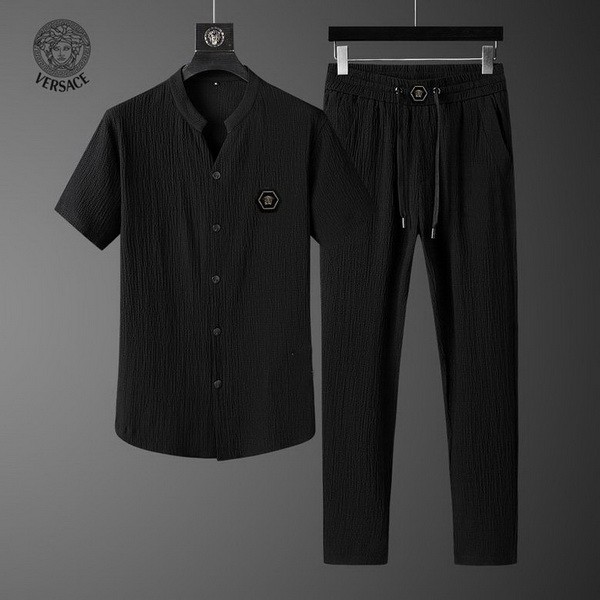 Versace short sleeve men suit-146(M-XXXXL)