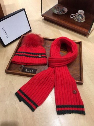 G Wool Cap Scarf AAA-276