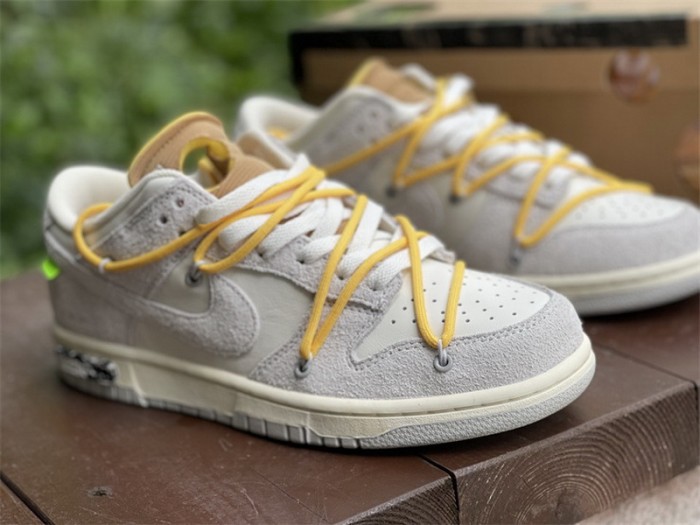 Authentic OFF-WHITE x Nike Dunk Low “The 50” DJ0950-109