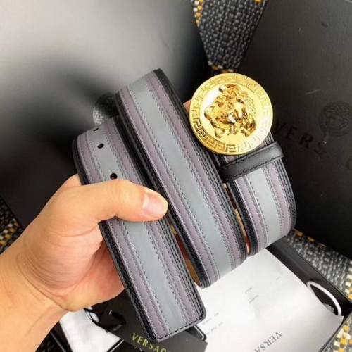 Super Perfect Quality Versace Belts(100% Genuine Leather,Steel Buckle)-714