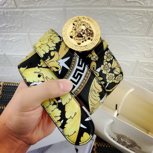 Super Perfect Quality Versace Belts(100% Genuine Leather,Steel Buckle)-720