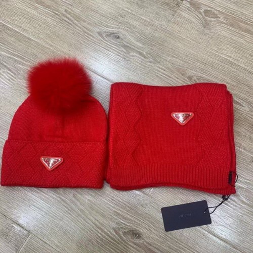 Prada Wool Cap Scarf AAA-096