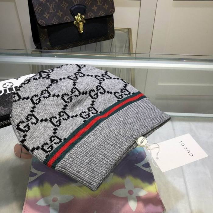 G Wool Cap Scarf AAA-192