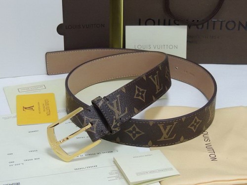 Super Perfect Quality LV Belts(100% Genuine Leather Steel Buckle)-4200