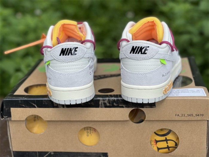 Authentic OFF-WHITE x Nike Dunk Low “The 50”DJ0950 114
