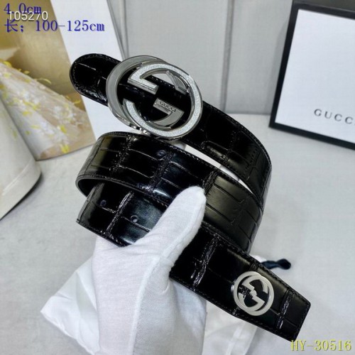 Super Perfect Quality G Belts(100% Genuine Leather,steel Buckle)-4057