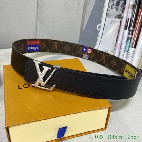 Super Perfect Quality LV Belts(100% Genuine Leather Steel Buckle)-4031