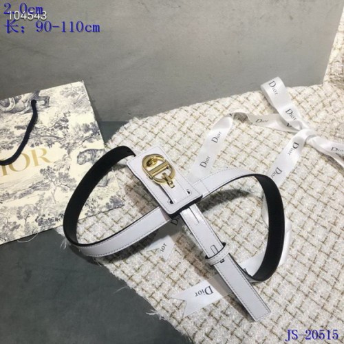 Super Perfect Quality Dior Belts(100% Genuine Leather,steel Buckle)-668