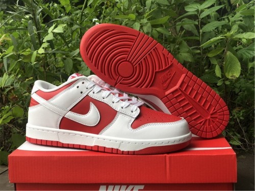 Authentic Nike Dunk Low University Red Women Shoes