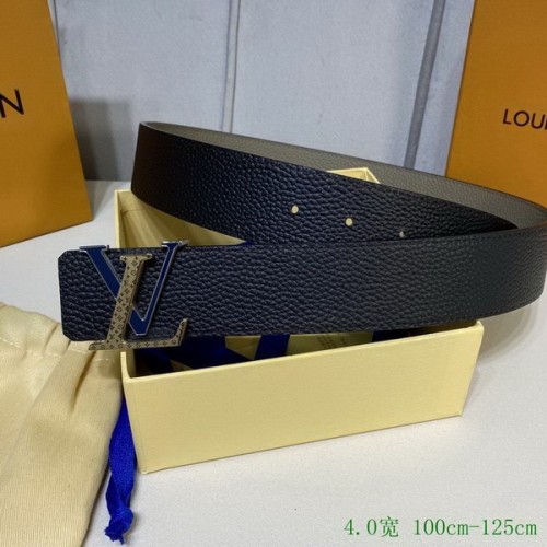 Super Perfect Quality LV Belts(100% Genuine Leather Steel Buckle)-2954