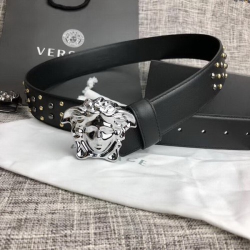 Super Perfect Quality Versace Belts(100% Genuine Leather,Steel Buckle)-758