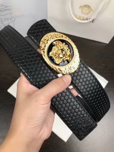 Super Perfect Quality Versace Belts(100% Genuine Leather,Steel Buckle)-631