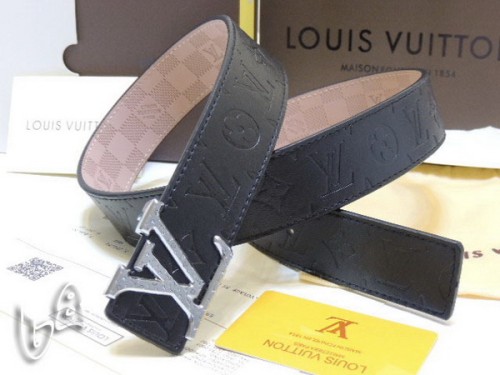 Super Perfect Quality LV Belts(100% Genuine Leather Steel Buckle)-4245