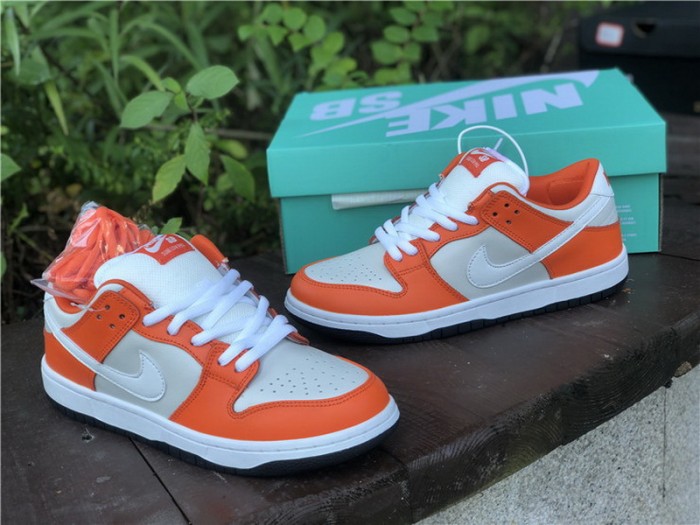 Authentic Nike SB Dunk Low Orange Beige