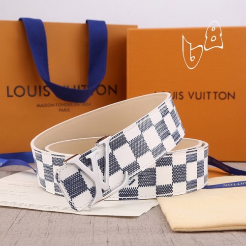 Super Perfect Quality LV Belts(100% Genuine Leather Steel Buckle)-4252