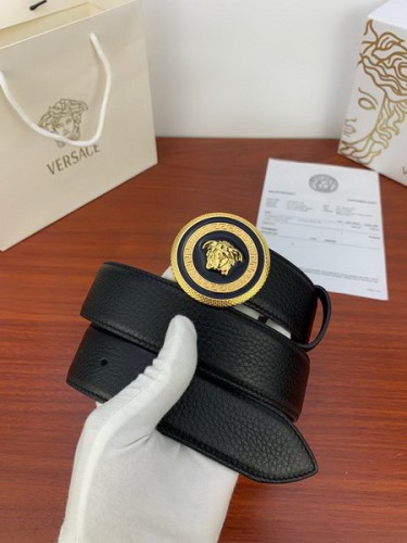 Super Perfect Quality Versace Belts(100% Genuine Leather,Steel Buckle)-1262