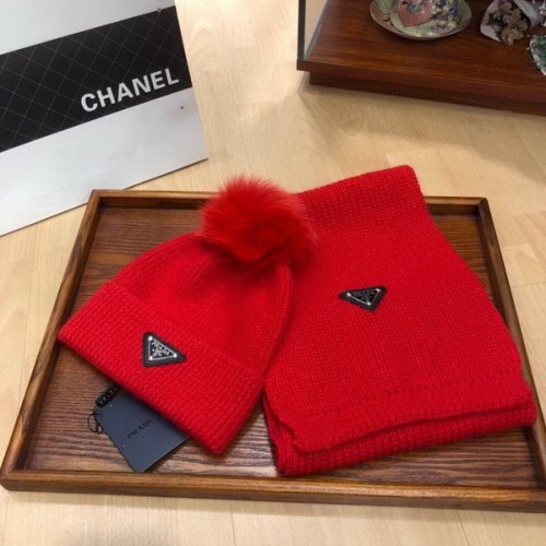 Prada Wool Cap Scarf AAA-076