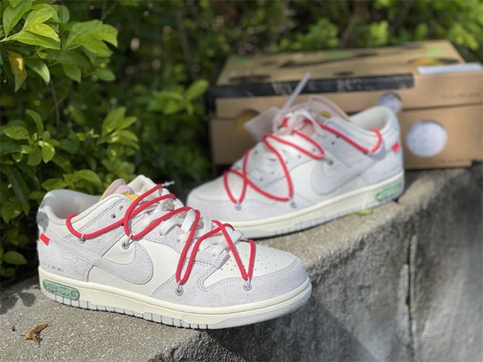 Authentic OFF-WHITE x Nike Dunk Low “The 50” DJ0950 118