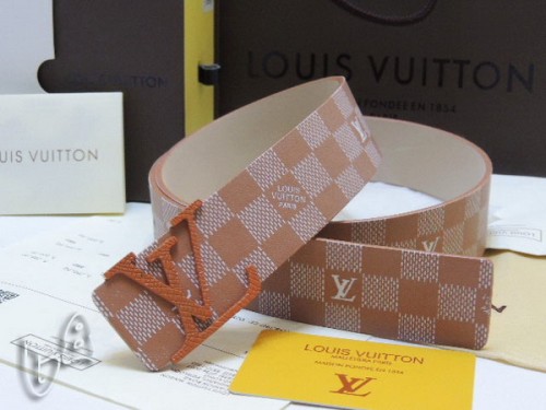 Super Perfect Quality LV Belts(100% Genuine Leather Steel Buckle)-4224