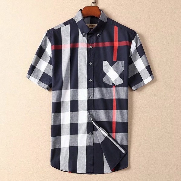 Burberry shirt sleeve men-046(M-XXXL)