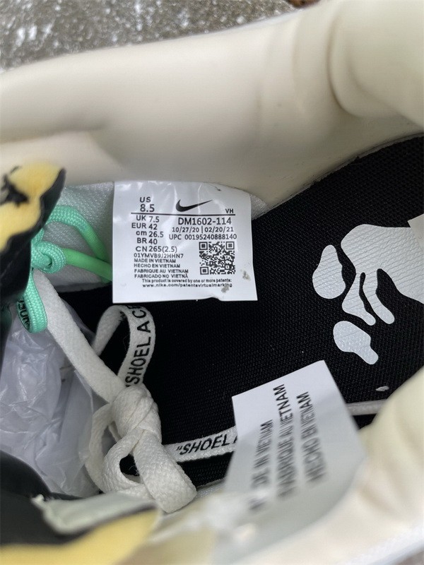 Authentic OFF-WHITE x Nike Dunk Low “The 50” Beige Grey Green