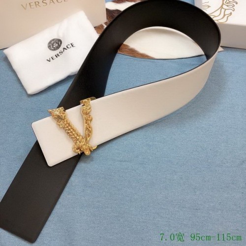 Super Perfect Quality Versace Belts(100% Genuine Leather,Steel Buckle)-779