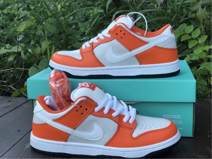 Authentic Nike SB Dunk Low Orange Beige
