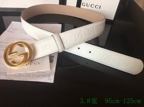 Super Perfect Quality G Belts(100% Genuine Leather,steel Buckle)-2821