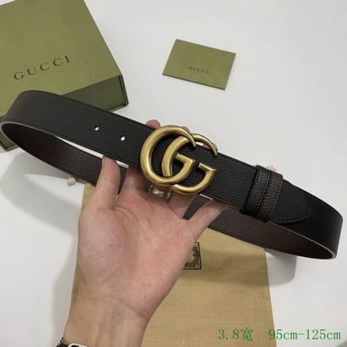 Super Perfect Quality G Belts(100% Genuine Leather,steel Buckle)-2810