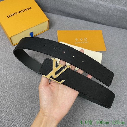 Super Perfect Quality LV Belts(100% Genuine Leather Steel Buckle)-3974