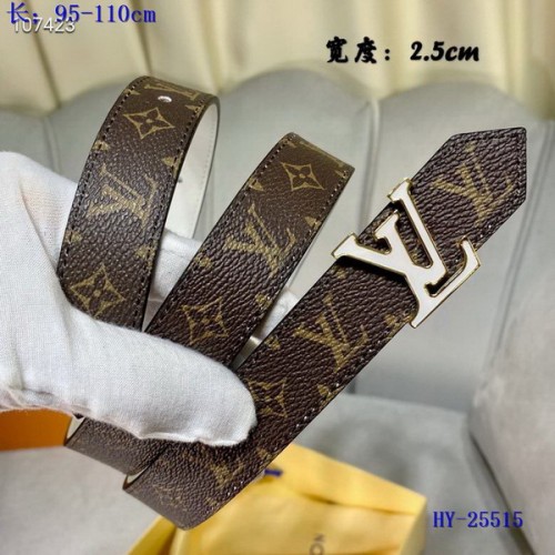 Super Perfect Quality LV Belts(100% Genuine Leather Steel Buckle)-4300
