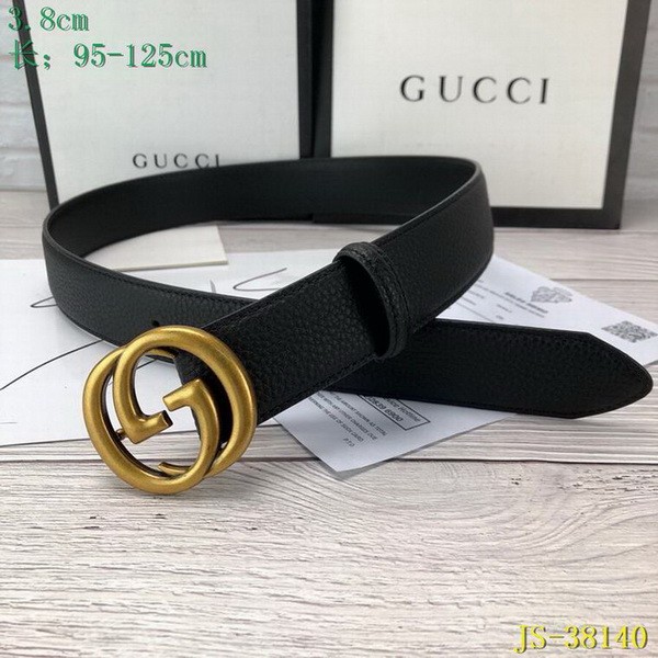 Super Perfect Quality G Belts(100% Genuine Leather,steel Buckle)-3957