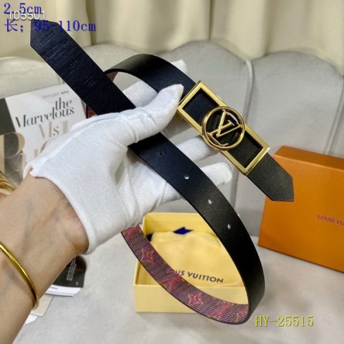 Super Perfect Quality LV Belts(100% Genuine Leather Steel Buckle)-4273