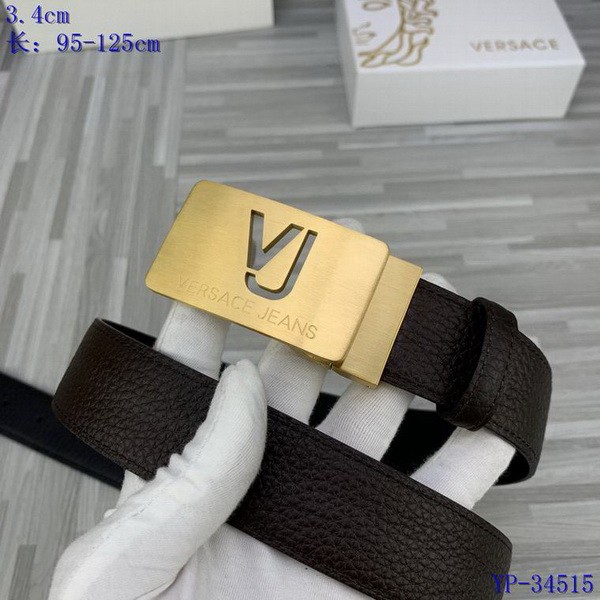 Super Perfect Quality Versace Belts(100% Genuine Leather,Steel Buckle)-569