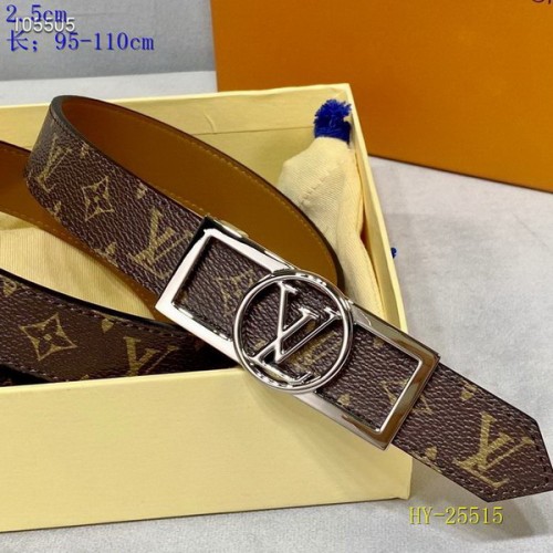 Super Perfect Quality LV Belts(100% Genuine Leather Steel Buckle)-4278