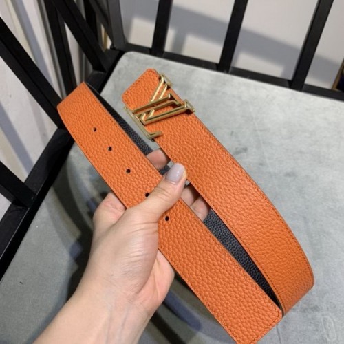 Super Perfect Quality LV Belts(100% Genuine Leather Steel Buckle)-3838