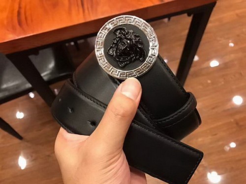 Super Perfect Quality Versace Belts(100% Genuine Leather,Steel Buckle)-1187