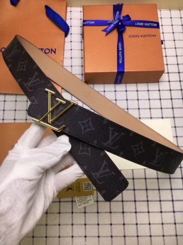 Super Perfect Quality LV Belts(100% Genuine Leather Steel Buckle)-3728