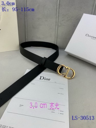 Super Perfect Quality Dior Belts(100% Genuine Leather,steel Buckle)-958