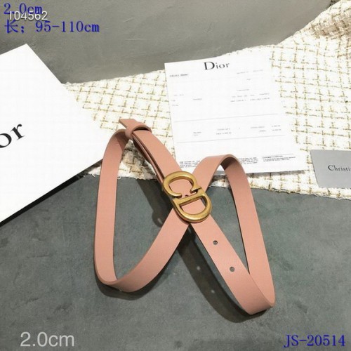 Super Perfect Quality Dior Belts(100% Genuine Leather,steel Buckle)-663