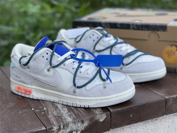Authentic OFF-WHITE x Nike Dunk Low “The 50” DJ0950 111