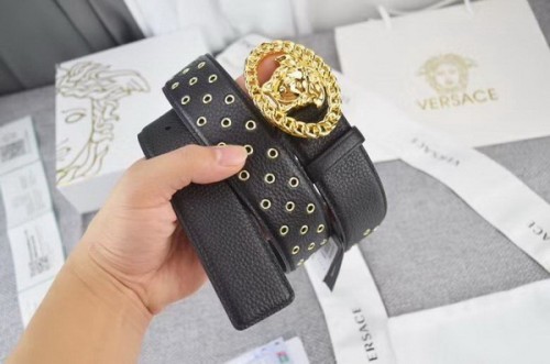Super Perfect Quality Versace Belts(100% Genuine Leather,Steel Buckle)-746