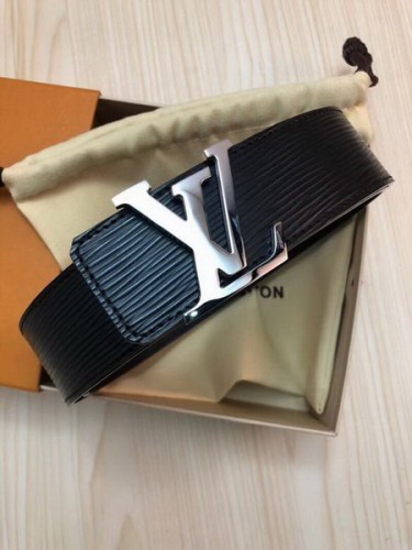 Super Perfect Quality LV Belts(100% Genuine Leather Steel Buckle)-3920
