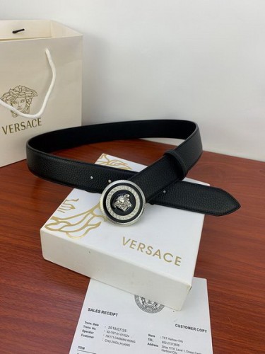 Super Perfect Quality Versace Belts(100% Genuine Leather,Steel Buckle)-1261