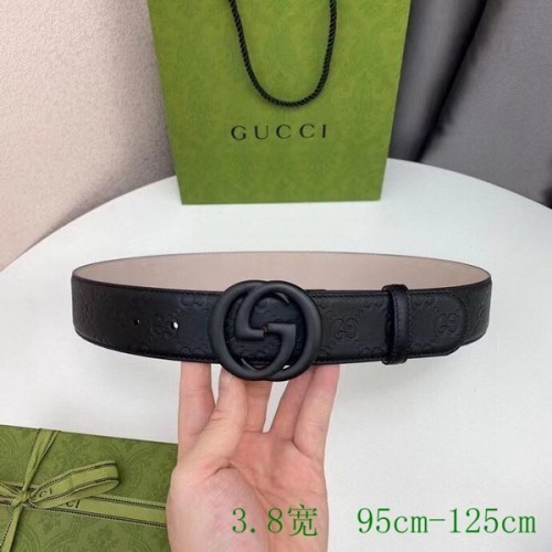 Super Perfect Quality G Belts(100% Genuine Leather,steel Buckle)-2830