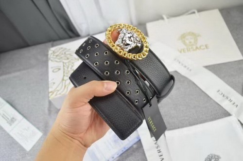 Super Perfect Quality Versace Belts(100% Genuine Leather,Steel Buckle)-743