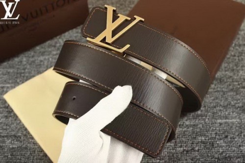 Super Perfect Quality LV Belts(100% Genuine Leather Steel Buckle)-3739