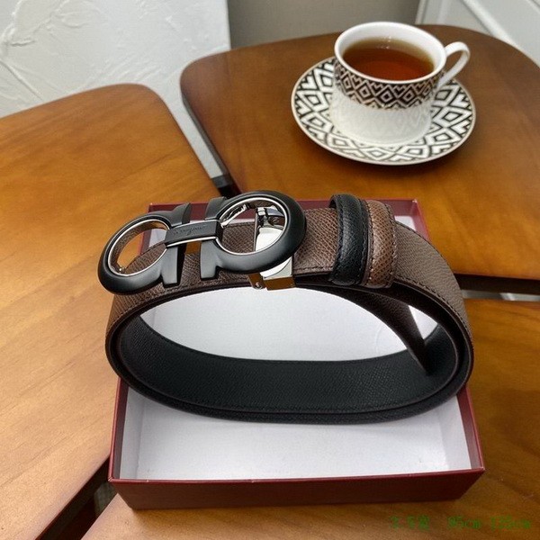 Super Perfect Quality Ferragamo Belts(100% Genuine Leather,steel Buckle)-1570